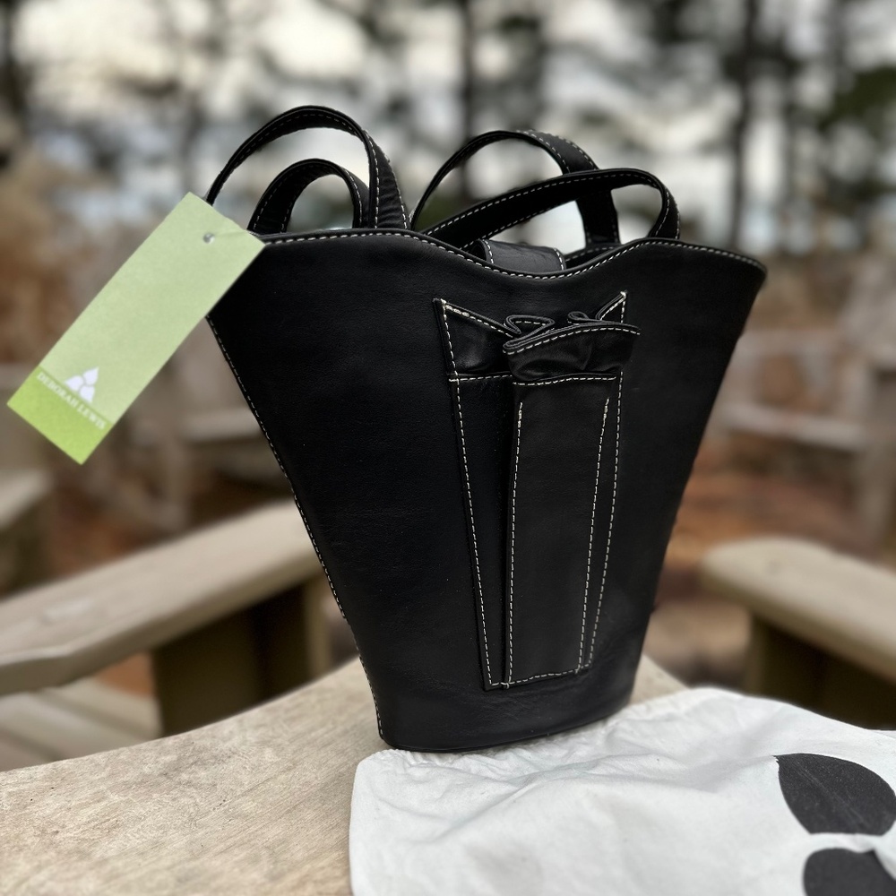 Deborah Lewis “Toni” small black purse